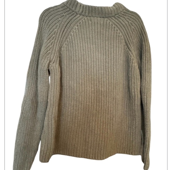 Goodthreads Green Cotton Knit Sweater - Picture 2 of 2